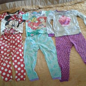 3 pajama sets